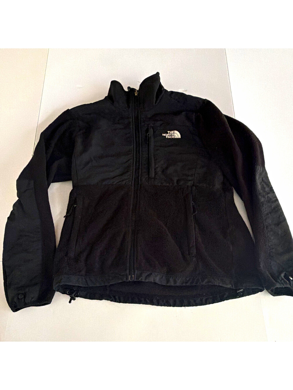 The North Face Women’s Denali Black Solid Logo Full Zip Short Jacket M